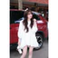 Váy babydoll chấm bi tay lỡ V213 SM