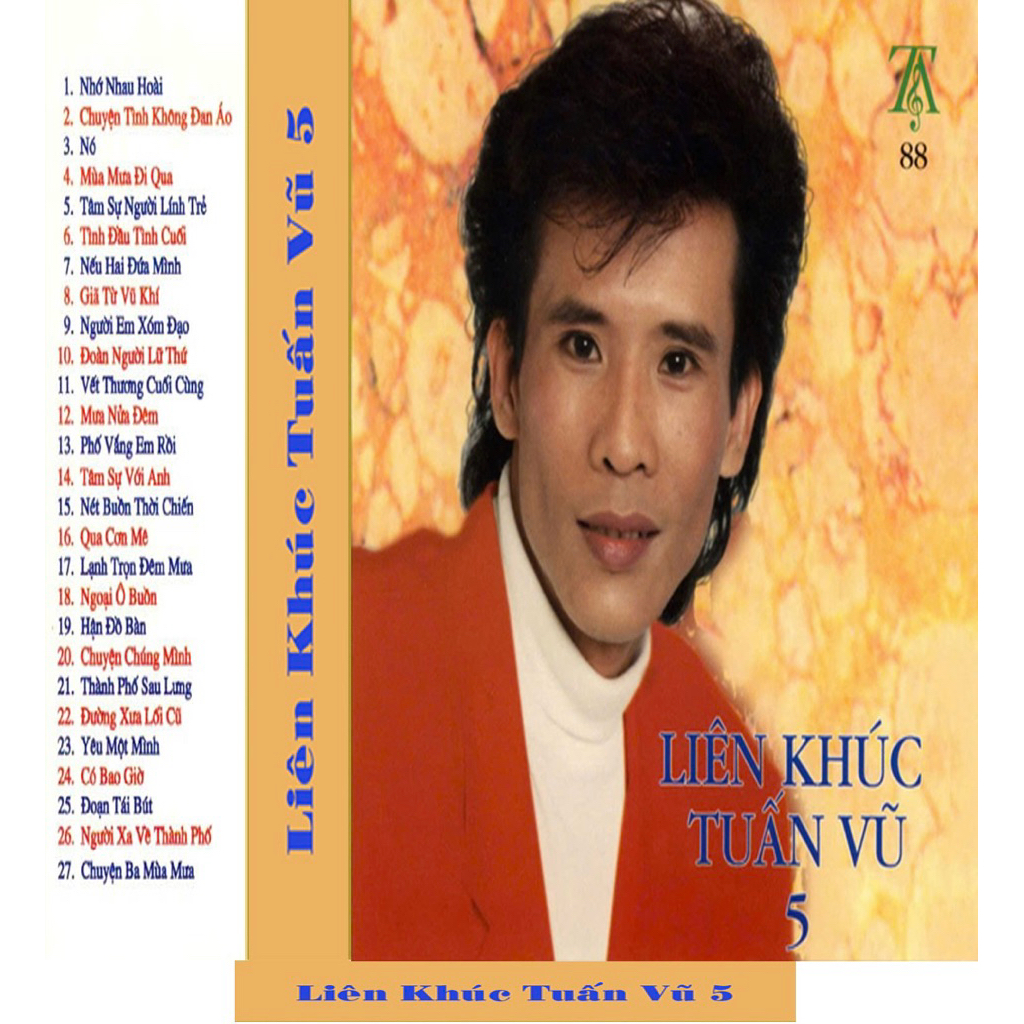 Băng Cassette Liên Khúc Tuấn Vũ