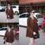 Áo babydoll dáng váy dập li dây buộc A55 SM