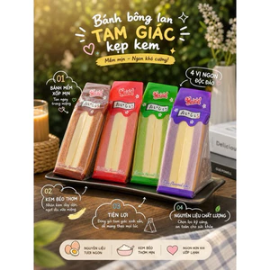 Bông Lan Tam Giác Kẹp Kem Weise