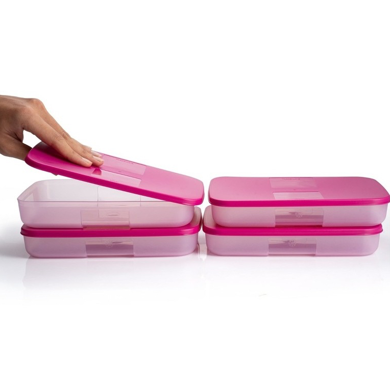 Hộp Trữ Đông Tupperware Freezemate 650ml - Chính Hãng - Đông Dẹt - Nhựa Nguyên Sinh Cao Cấp