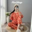 Đồ bộ Quần dài Áo cổ viền Tay dài Raglan Chất vải tole lanh mặc nhà mềm mát mịn Size 40~75kg NaShop