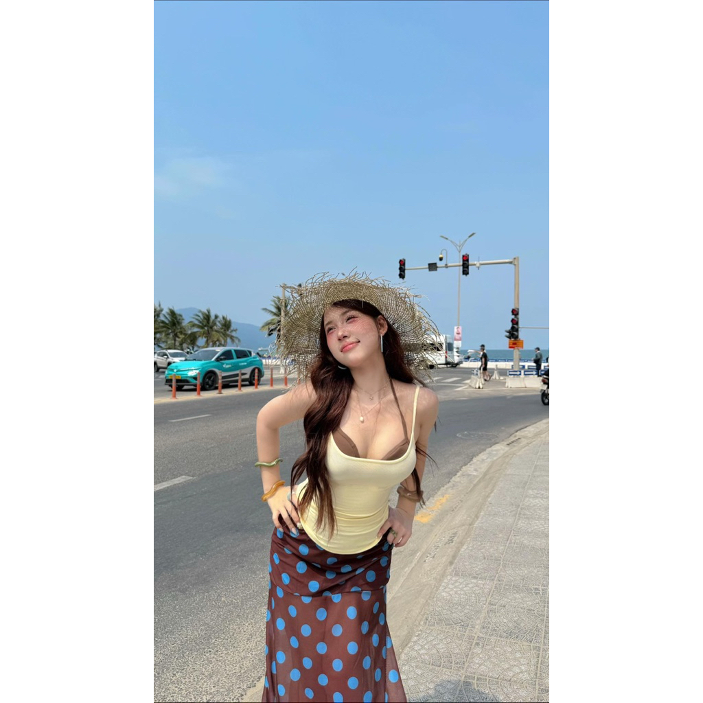 | LYN WEAR | (SUMMER TOP- TẶNG CỘT TÓC) Áo Hai Dây Nữ basic ôm body rip lụa mềm mịn mát – Nhiều Màu
