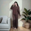 Piustudio’s Set bộ kem lụa suông thun lạnh áo vạt bầu có túi bigsize 45 tới 85 kg chất liệu mềm mịn dẻo mát mịn