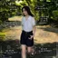 Quần Short Jean ZYND - Quần short denim xanh đậm BIGSIZE cúc cài họa tiết tôn eo mông phối đồ cực đẹp DĐ-M8748