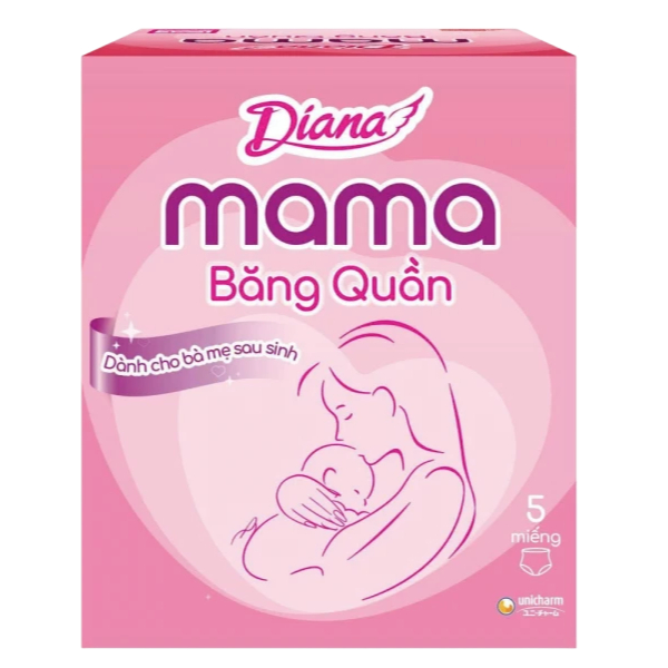 [MỚI] Băng Vệ Sinh Quần Diana Mama Dành Cho Mẹ Sau Sinh Chống Tràn 360 Độ, Thấm Hút Tuyệt Đối