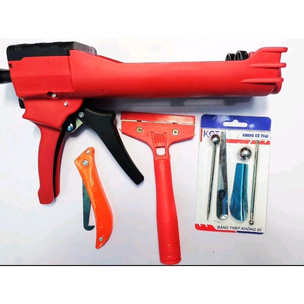 [Chính Hãng] Combo 10 Chai Keo Chà Ron Gạch Epoxy KGT 400ml - Tặng Súng Bơm Keo, Bộ Bi Miết Ron, Dao Vệ Sinh Ron, Sáp