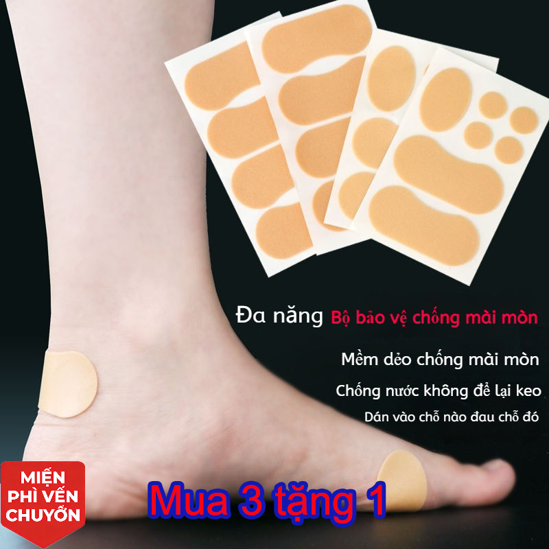 Miếng Dán Chống Mài Chân Đa Năng, Dán Vào Chỗ Nào Đau Chỗ Đó, Phù Hợp Tất Cả Loại Giày【Mua 3 tặng 1】