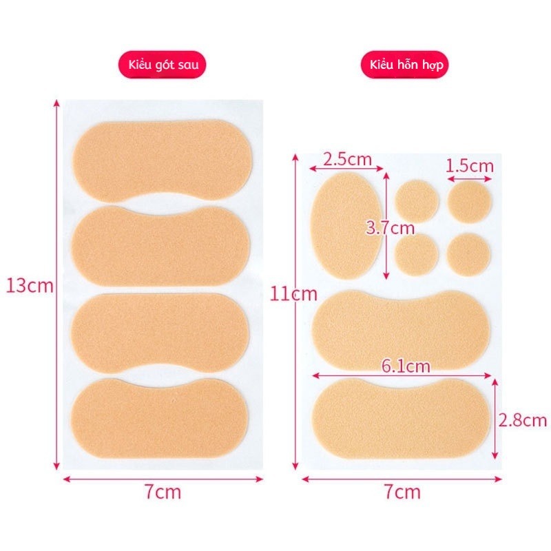Miếng Dán Chống Mài Chân Đa Năng, Dán Vào Chỗ Nào Đau Chỗ Đó, Phù Hợp Tất Cả Loại Giày【Mua 3 tặng 1】