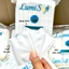 Bông tẩy trang LumiSoft 210 miếng vuông cotton tự nhiên dày dặn không xơ bông mềm mịn làm sạch sâu