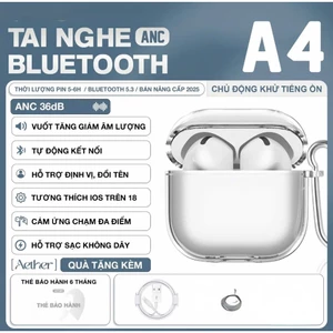 Tai Nghe Bluetooth AP 4 Bản Cao Cấp Pin 4-6H Bass Căng Đàm Thoại Định Vị Full Chức Năng