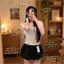 Quần Short Bí ZYND - Quần dài bí chấm bi ống bo cạp chun phối đồ đi chơi cực đẹp cho mùa hè DĐ-M080