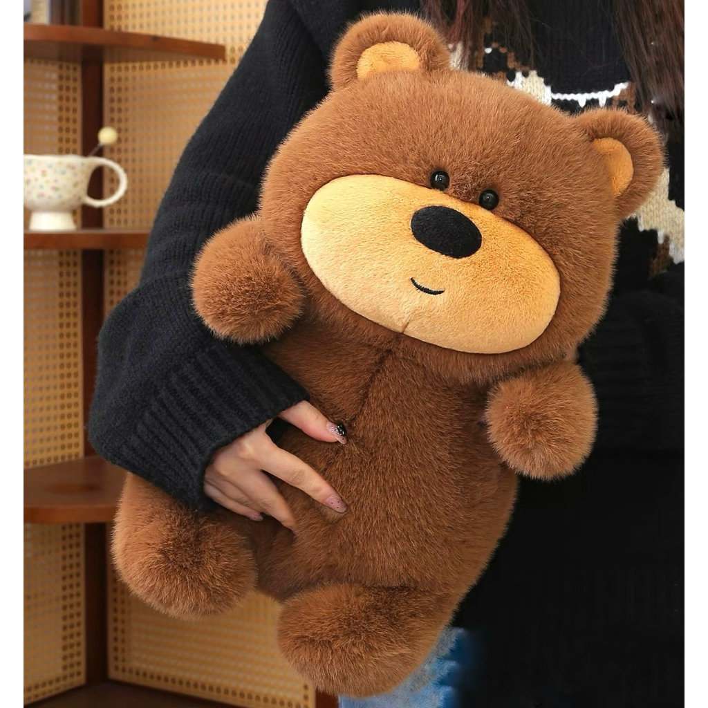 Gấu Thú Bông Lông Mịn Vịt Heo Voi Hải Cẩu Rái Cá Rồng Sóc Cáo Mèo Chó Cánh Cụt Red Panda Béo Ú Lông Xù Mềm Mịn Dễ Thương