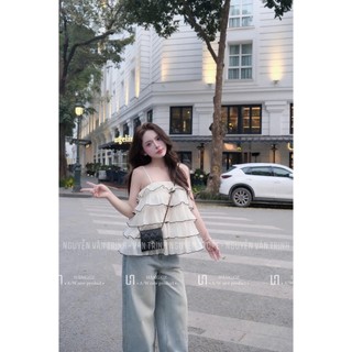 Áo 2s Tơ Bèo Tầng Xinh Xắn QCCC Cao Cấp