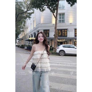 Áo 2s Tơ Bèo Tầng Xinh Xắn QCCC Cao Cấp