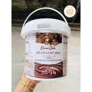 Sô Cô La Sệt Đen Cacao Talk 1KG- Nguyên Liệu Làm Bánh