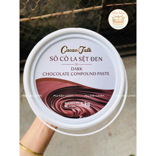 Sô Cô La Sệt Đen Cacao Talk 1KG- Nguyên Liệu Làm Bánh