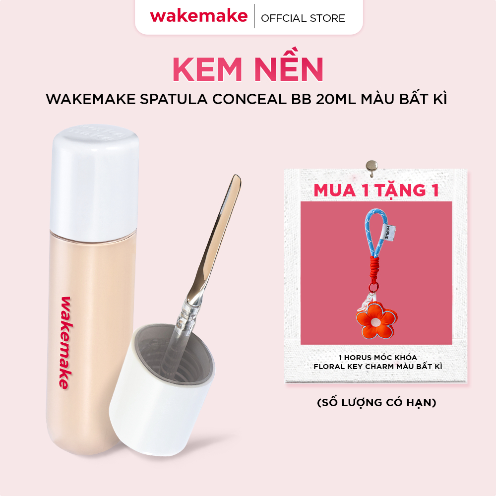 [ĐỘC QUYỀN] Kem nền WAKEMAKE Spatula Conceal BB 3 trong 1 tiện dụng 20ml