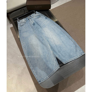 Quần Baggy Jeans Bò Ống Rộng QC