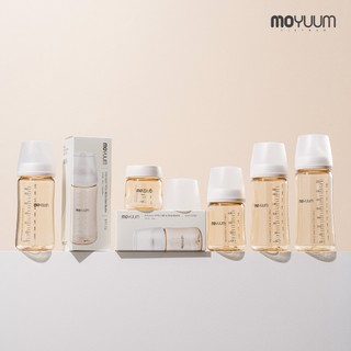 Thế hệ 3 - Bình sữa PPSU Moyuum - 80ml/170/270ml/330ml - Mẫu Trơn