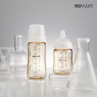 Thế hệ 3 - Bình sữa PPSU Moyuum - 80ml/170/270ml/330ml - Mẫu Trơn