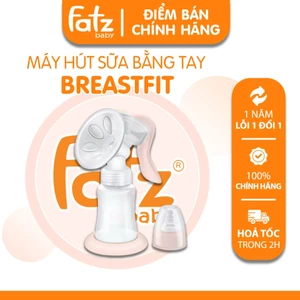 Máy hút sữa bằng tay Fatz Baby Breastfit mặt phễu Silicon siêu mềm Êm ái FB1001YH
