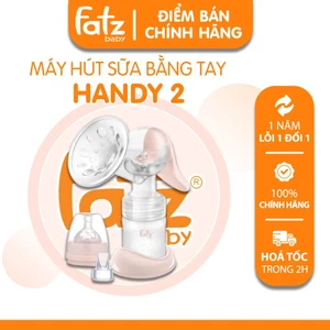 Máy hút sữa bằng tay Fatz Baby Handy 2 có đệm Silicon siêu mềm Hút êm FB1010VN