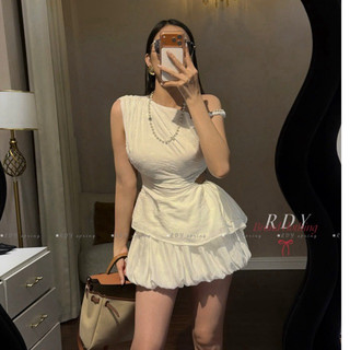 QCCC | SET ĐŨI NƠ LỆCH VAI TÔN DÁNG