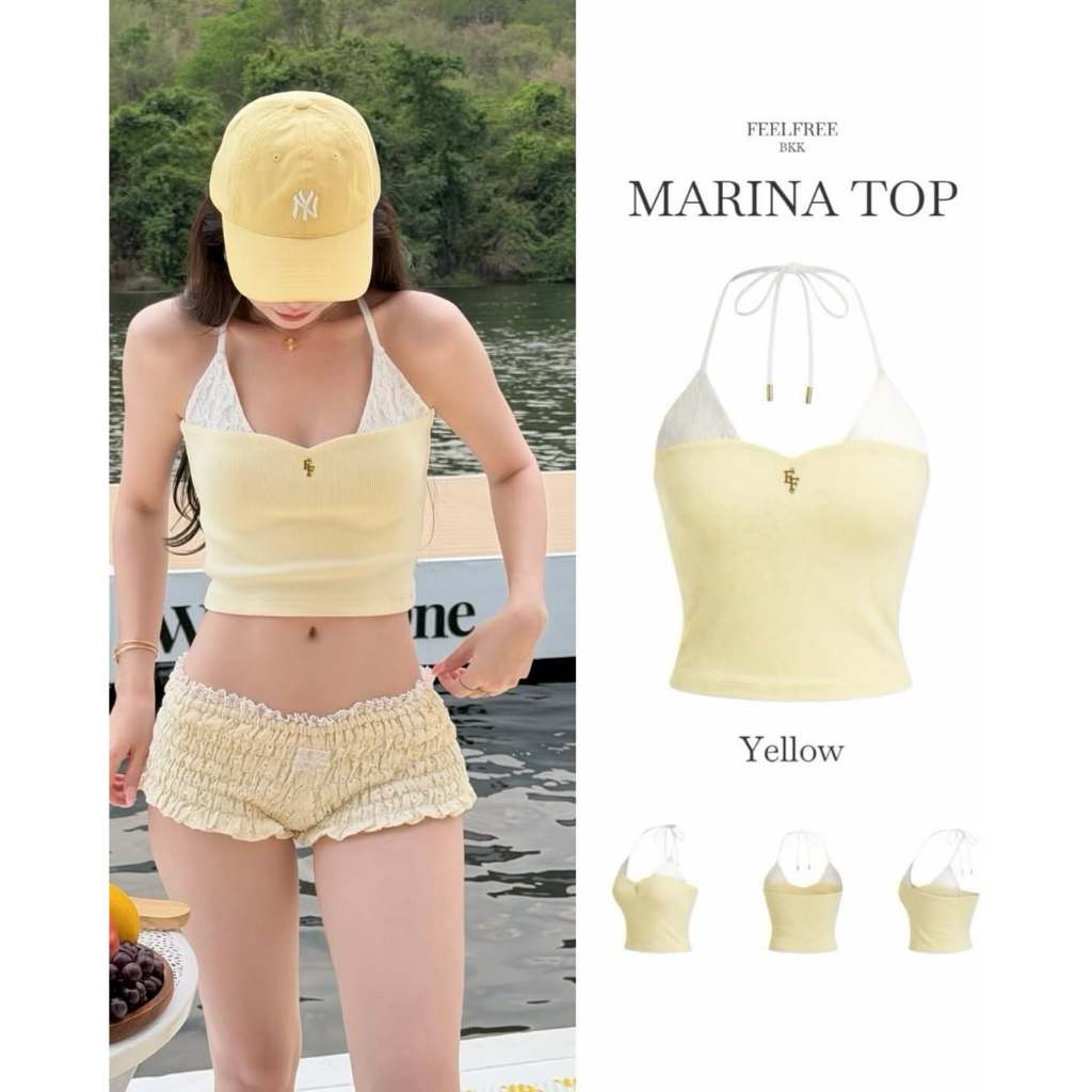 [Tặng kèm dán ngực] ONESOON Bikini 2 mảnh buộc dây sexy, bộ đồ bơi quần short ngắn nhún chun kèm áo yếm buộc dây cho nữ