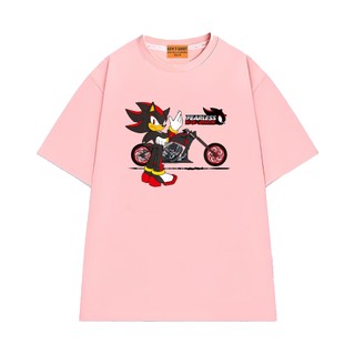 Áo Thun NGỐ TEE Nhân Vật Nhím Shadow Lái Moto Vải Cotton Mềm Mịn Form Unisex Rộng Rãi