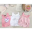 Set 3 bộ thun Hàn hai dây màu hồng baby H2.Studio
