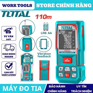 TOTAL Máy đo khoảng cách tia laser 35M - 110MM / TMT53055 / TMT55016 / TMT550166 / TMT57026 / TMT570268 / TMT51036