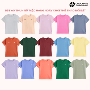 BST Áo thun thể thao nữ tập cầu lông chạy bộ Coolmate Basic vận động hàng ngày - Coolmate Women