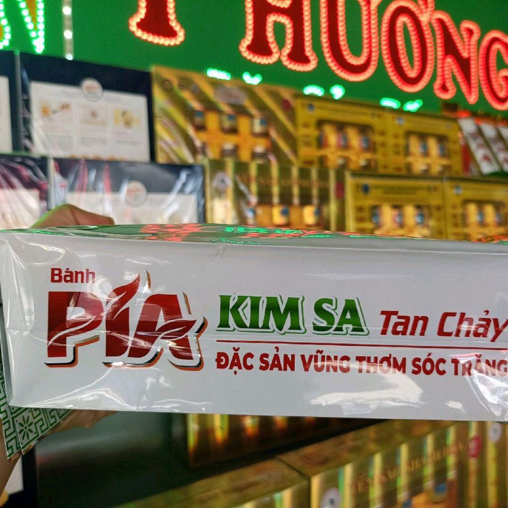 Bánh pía kimsa tan chảy Hải Sơn Đất Phương Nam 480g ( 40g × 12 cái ) -- Đặc sản Sóc Trăng