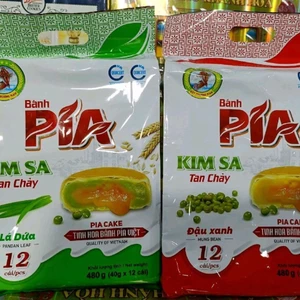 Bánh pía kimsa tan chảy Hải Sơn Đất Phương Nam 480g ( 40g × 12 cái ) -- Đặc sản Sóc Trăng