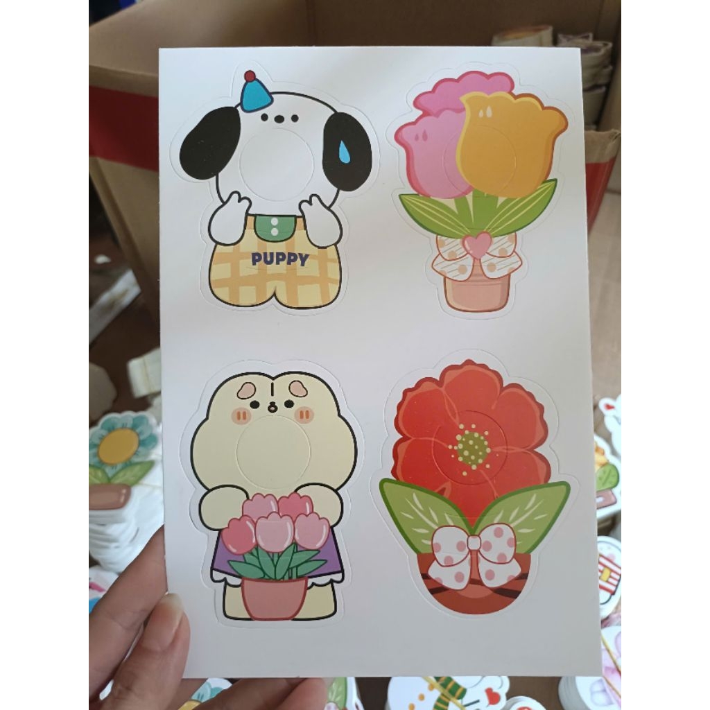 Set 20/50/100 Cái Cài Kẹo Mút In 2 Mặt - Giấy Bọc Thẻ Cài Kẹo Mút Họa Tiết Dễ Thương Làm Quà Tặng Siêu Cute