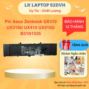 Pin Laptop Asus UX410 B31N1535 Zenbook UX310 UX310U UX410 UX410U B31N1535 New 100%