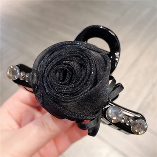 Kẹp tóc 10cm hoa hồng đính đá • Mây Fashion Jewelry - K52604