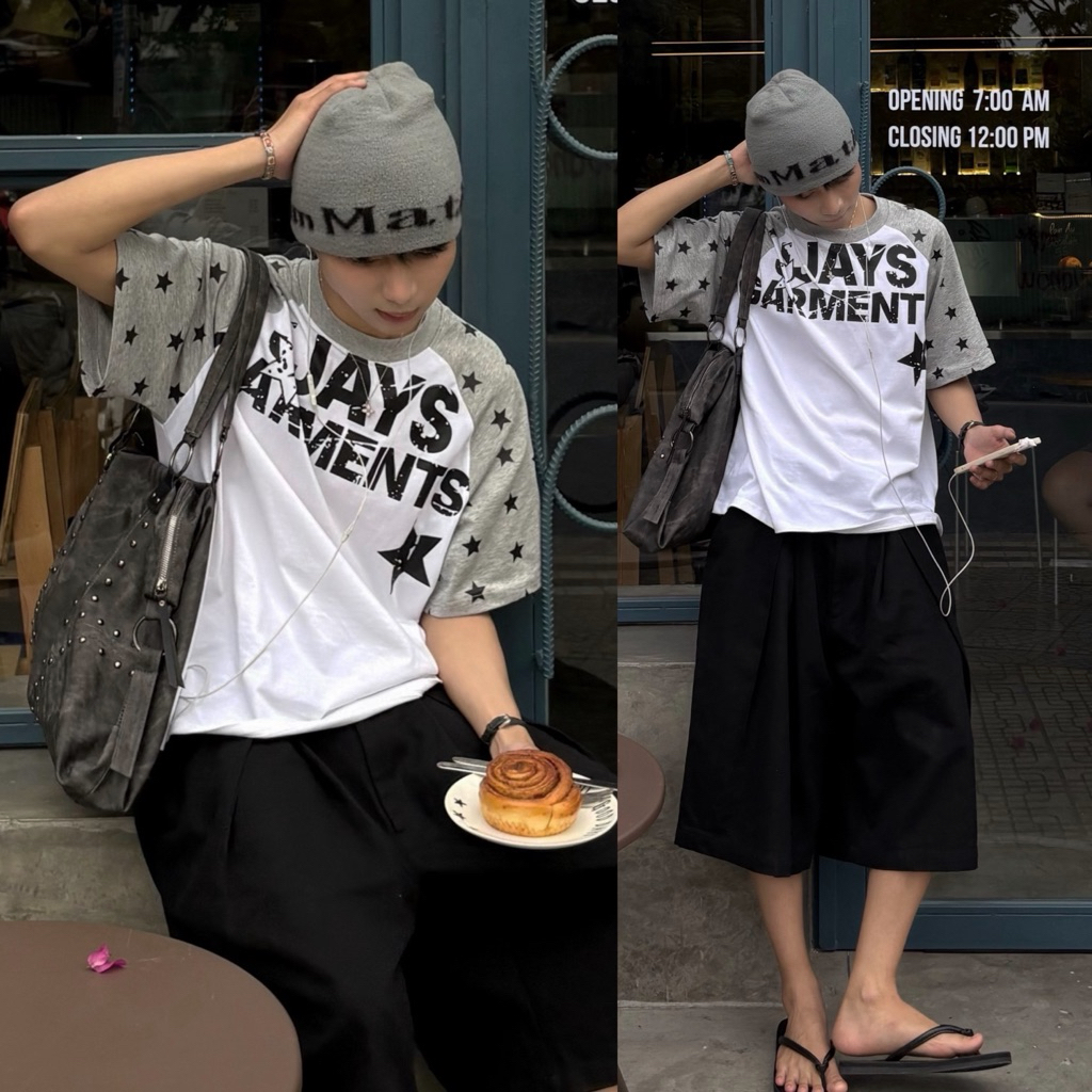 Thun JAY GARMENT Tee BOXY - Áo thun cotton màu HỒNG/VÀNG CHANH form rộng nam nữ unisex 🖤 Áo phông boxy Brand Jaystoree