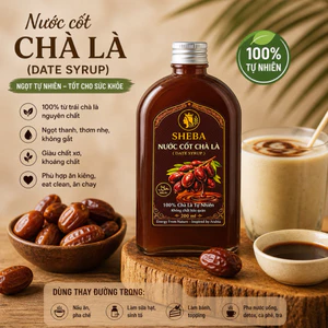 Nước Cốt Chà Là Nguyên Chất (Dates Syrup) Sheba – Siêu Ngọt Tự Nhiên, Dùng Nấu Sữa Hạt, Làm Bánh, Ăn Healthy