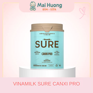 (COMBO 4 LON) Sữa bột Vinamilk Sure CanxiPro 900g (Hộp thiếc) - Sữa bổ sung Canxi cho người cao tuổi, Tốt cho xương khớp