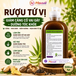 R4V_Rượu Tứ Vị – Dưỡng Tóc & Thư Giãn Cổ Vai Gáy - Thảo Mộc 4 Vị