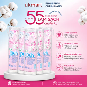 Combo 5 Bông Tẩy Trang Ipek 80 Miếng