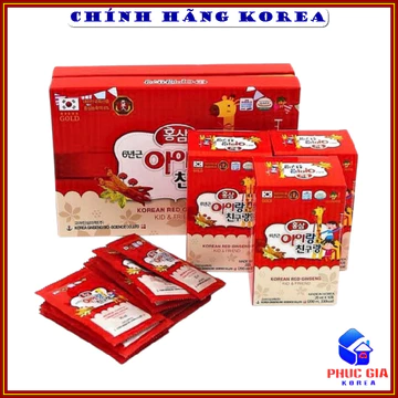 Hồng sâm baby Bio hàn quốc, hộp 30 gói x 20ml - Hồng sâm hàn quốc cho bé tăng chiều cao, phát triển trí não