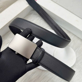 Thắt lưng nam công sở khoá gạt tự động mặt kính bóng sang trọng bản dây 3,5cm