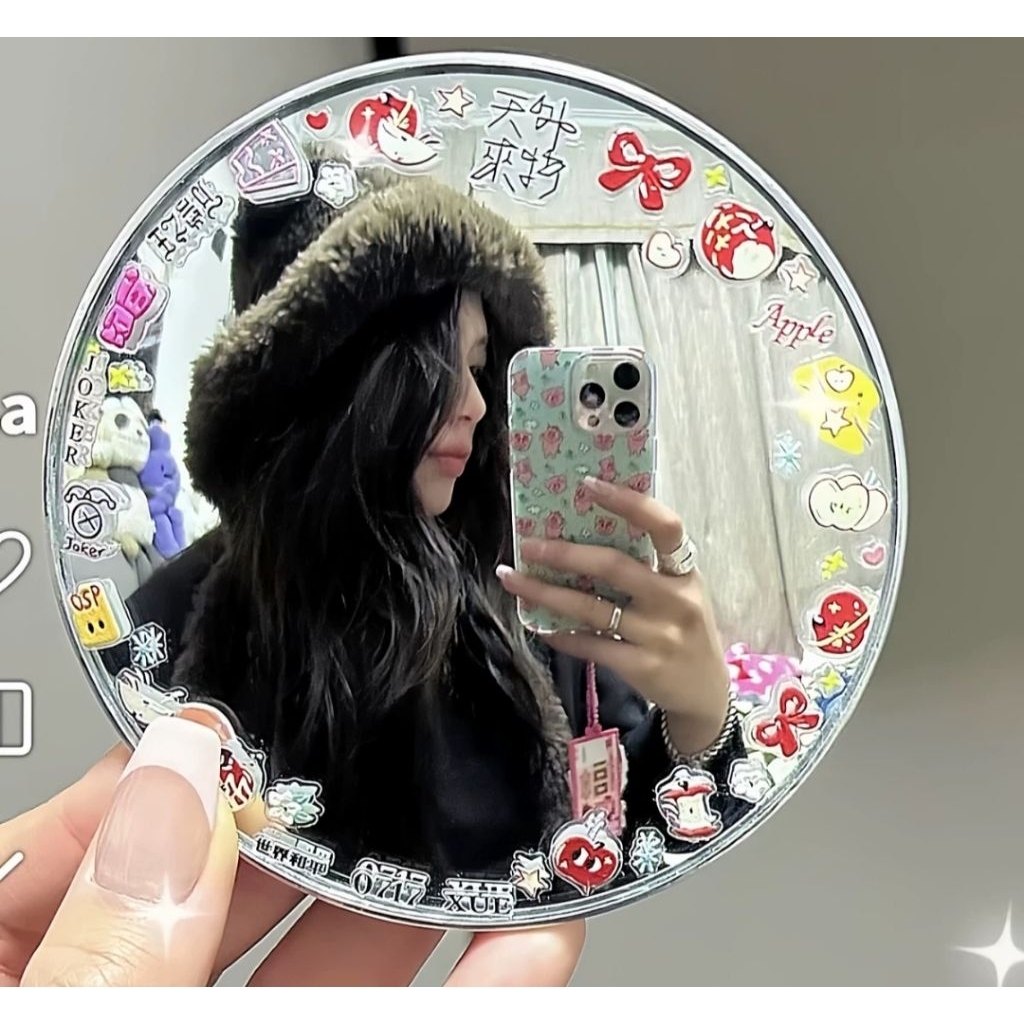 Gương Lồi Selfie 360 Độ DOMES Gương Tròn Mini Chụp Ảnh Góc Rộng Quay Vlog Du Lịch Tự Sướng Sắc Nét