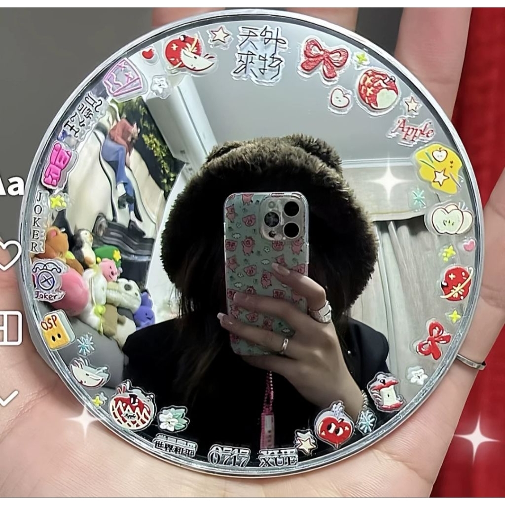 Gương Lồi Selfie 360 Độ DOMES Gương Tròn Mini Chụp Ảnh Góc Rộng Quay Vlog Du Lịch Tự Sướng Sắc Nét