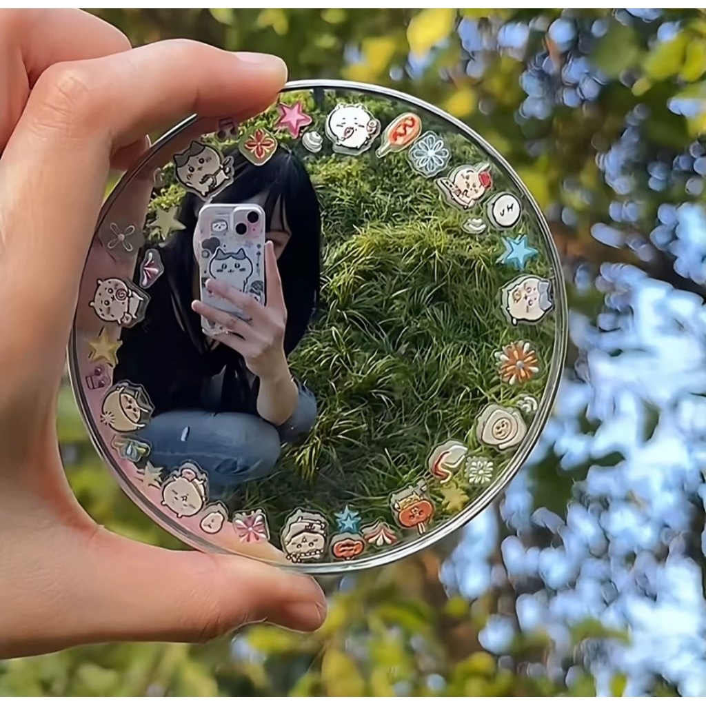 Gương Lồi Selfie 360 Độ DOMES Gương Tròn Mini Chụp Ảnh Góc Rộng Quay Vlog Du Lịch Tự Sướng Sắc Nét