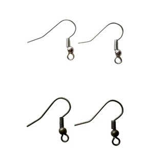 Set 100 móc khuyên tai móc câu – phụ kiện không thể thiếu khi làm bông tai handmade.