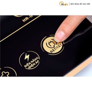 Bếp Hồng Ngoại Đơn Hare HR-IF20H9 2000W Mặt Kính Cường Lực - Nấu Nhanh Chín Đều, Điều Khiển Cảm Ứng
